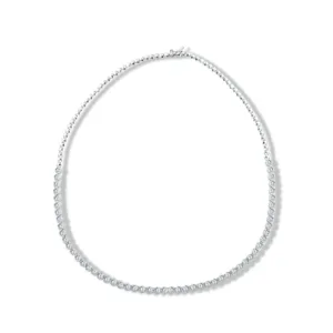 18K White gold Diamond Necklace - INK39